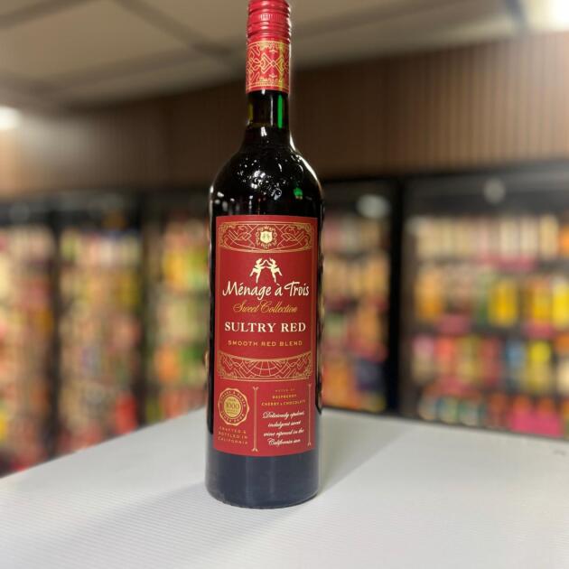 Menage A Trois Sweet Collection Sultry Red smooth red blend