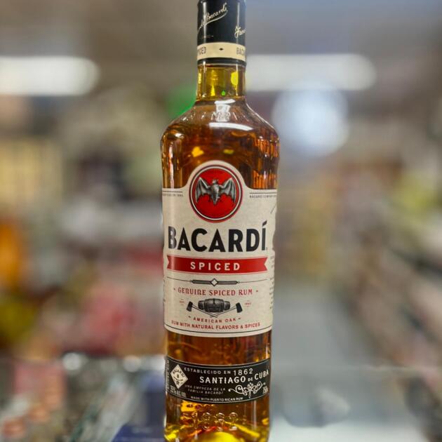 Bacardi Spiced Genuine Spiced Rum American Oak Rum