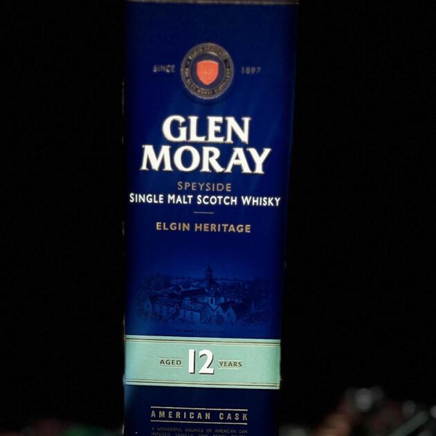 Glen Moray Speyside Single Malt Scotch Whiskey Elgin Heritage Aged 12 Years American Cask