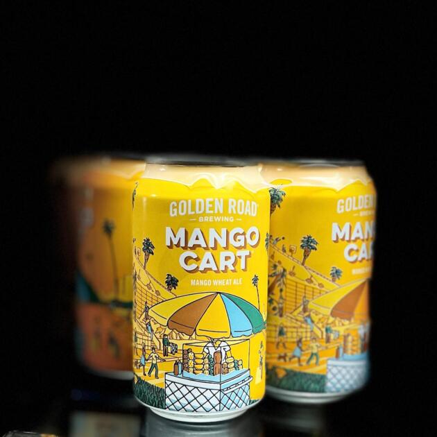 Golden ango Cart Mango Wheat Ale