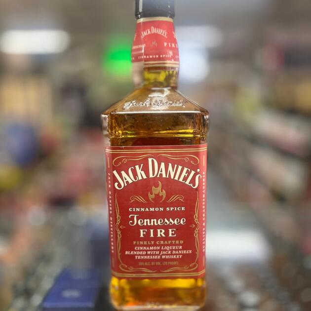 Jack Daniels Cinnamon Spice Jennessee Fire Finely Crafted Cinnamon Liqueur Blended With Jack Daniels Tennessee Whiskey