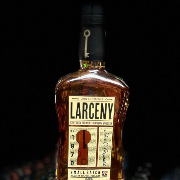 John E Fitzgerald Lerceny Kentucky Straight Bourbon Whiskey Small Batch 92