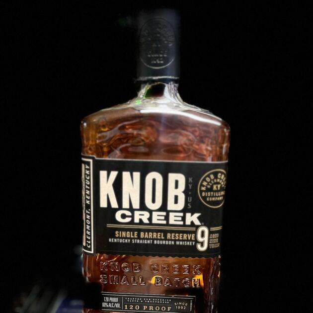 Knob Creek Single Barrel Reserve kenctucky Straight Bourbon Whiskey