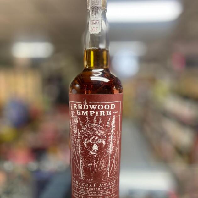 Redwood Empire Grizzly Beast Straight Bourbob Whiskey