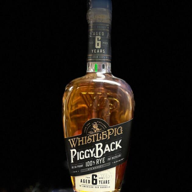 Whistlepig Piggy Back 100% RYe Pot Distilled Whiskey